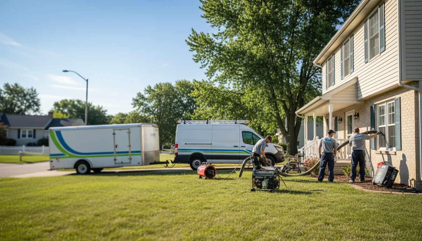 Flooded Basement Restoration And Cleanup With Repair in Findlay, IL near me